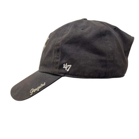 Pittsburgh Penguins Women's Strapback Hat Cap Gold Sequin Logo NHL Hockey - Picture 3 of 11